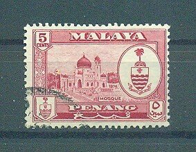 Malaya - Penang sc# 59 used cat value $.25