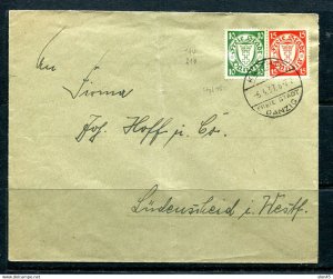 Germany Danzig 1937 Cover franked 25pf 14721