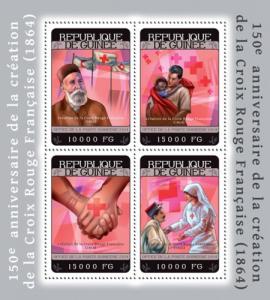 GUINEA 2014 SHEET RED CROSS