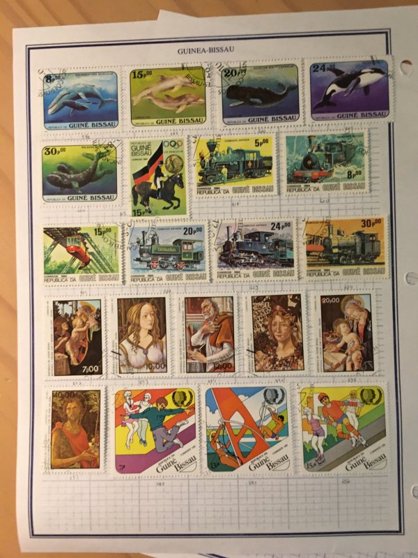 Small collection of Guinea-Bissau stamps