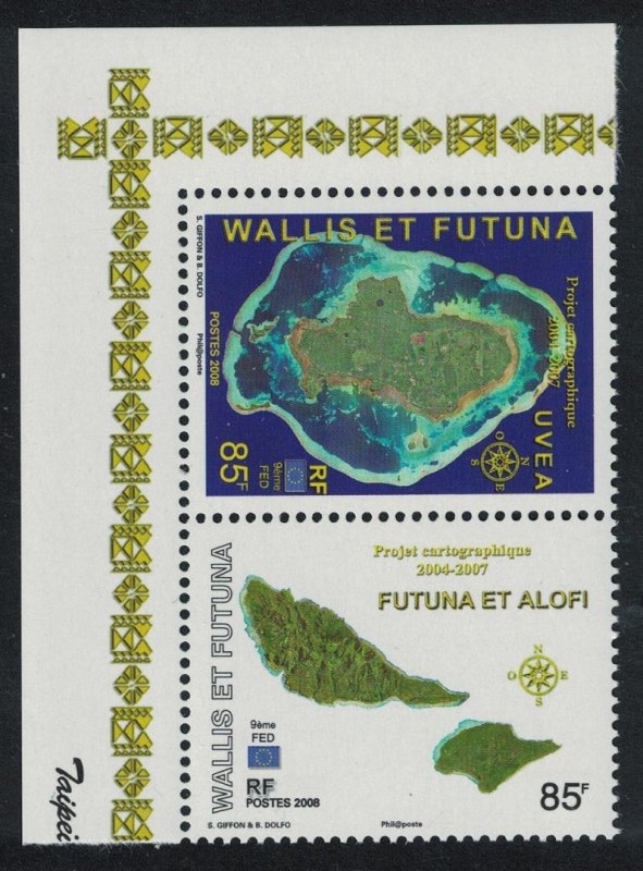 Wallis and Futuna Cartography 2v Pair T1 2008 MNH SG#930-931 MI#965-966 KB