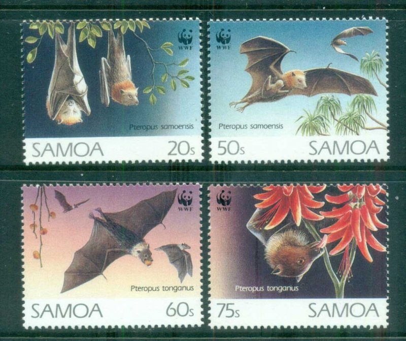 Samoa 1993 WWF Fruit Bats MUH lot76276