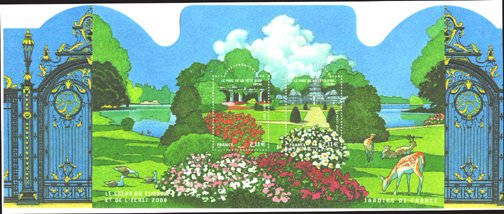 Scott #3316 Gardens of France S/S MNH