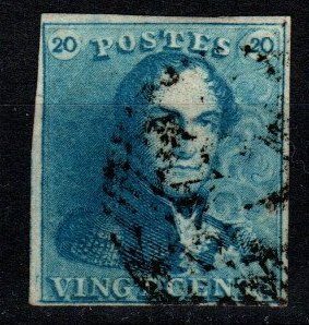 Belgium #2 F-VF Used CV $57.50 (X9606)