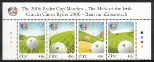 IRELAND 2006 Ryder Cup; Scott 1677a, SG 1795a; MNH