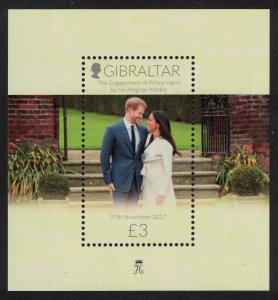 Gibraltar Prince Harry Royal Engagement MS 2018 MNH SG#MS1803