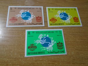 United Arab Emeritas  #  33-35  MNH