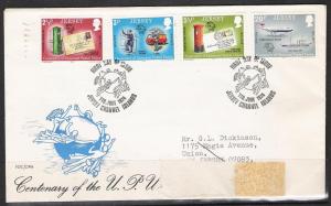 Jersey #99 FDC UPU Centenary