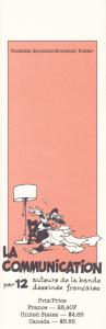 France 1988 La Communication Complete Comic Strip BOOKLET Pane (12) VF/NH(**)