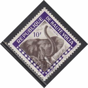 Burkina Faso O3 Elephant 1963