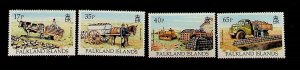 FALKLAND ISL. Sc 639-42 NH ISSUE OF 1995 - TRANSPORTATION - (JS23)