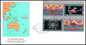 Marshall Islands 34a U/A FDC