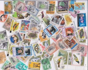 Swaziland Stamp Collection - 100 Different Stamps