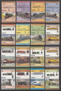 Nevis 190-223 Trains Trains MNH VF