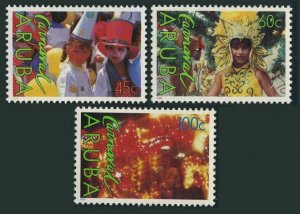 Aruba 40-42,MNH.Michel 54-56. Carnival 1989.