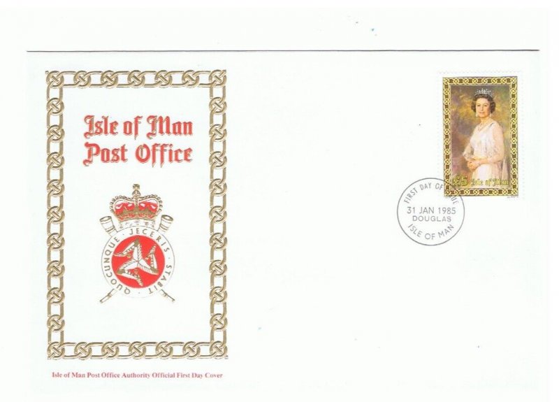 Isle of Man FDC  Scott E281 First Day cover 5 pound stamp