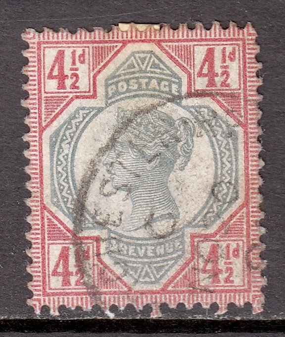 Great Britain - Scott #117 - Used - Heavily old time hinge, toning  SCV $32.00