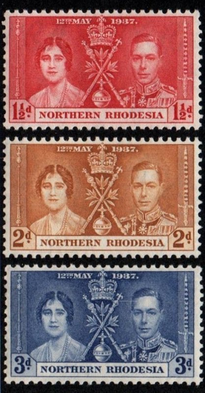 Northern Rhodesia # 22 - 24 MNH