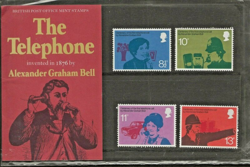 1976 THE TELEPHONE-ALEXANDER GRAHAM BELL  PRESENTATION PACK 78