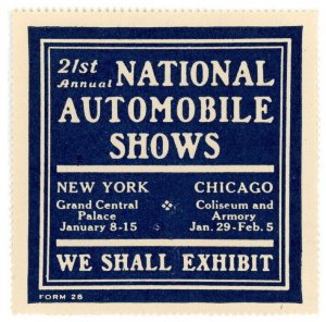 (I.B) US Cinderella : Auto Show Label (New York & Chicago)