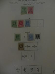 CAYMAN ISLANDS : Beautiful Very Fine Mint collection on album pages. SG Cat £532