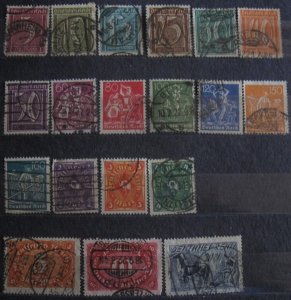 Germany #137-155 Used Set- SCV=$62.95