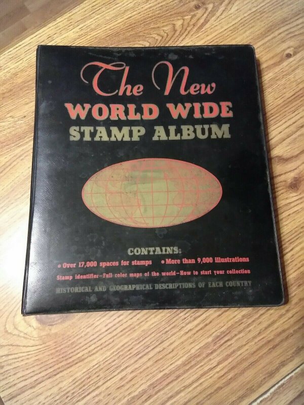 THE NEW WORLDWIDE STAMP ALBUM PLUS 300 US COMMEMORATIVES