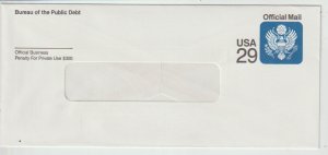 UO85W 29c Mint Entire Back Type 2A W/No Recycle Logo Under Flap UPSS #OM-34