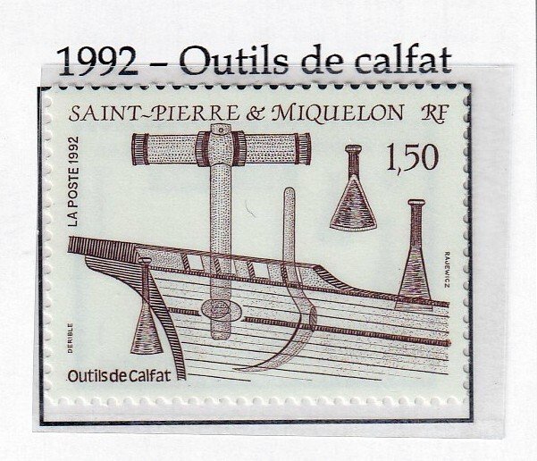 SPM ,  St. Pierre et Miquelon 1992 - Tools  - MNH  2 stamps    # 578-579