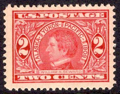 US Stamp #370 3c Seward MINT NH SCV $15