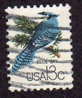 United States 1757d - Used - Blue Jay (Bird) (2)