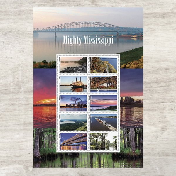 Stamps of USA 2022 ( Pre order) - Mighty Mississippi stamps.