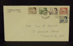 15255   CANADA   FDC # 454-458   Centennial Issue - U of T Envelope    CV$ 25.00