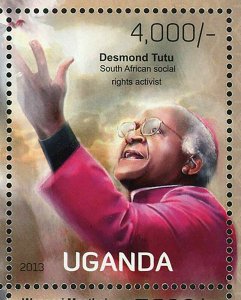 Nobel Peace Prize Stamp Kofi Annan Wangari Maathai Desmond Tutu S/S MNH #3075 