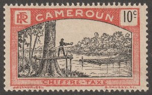 Cameroun, stamp, Scott#J4, mint, hinged,  10 cents, postage due