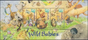 Australia #2008a-b, 2011a-b, Cmpl Set, Pairs and S/S, 2001, Animals, Never Hi...