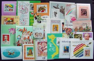Viet Nam, 20 Different MNH Souvenir Sheets