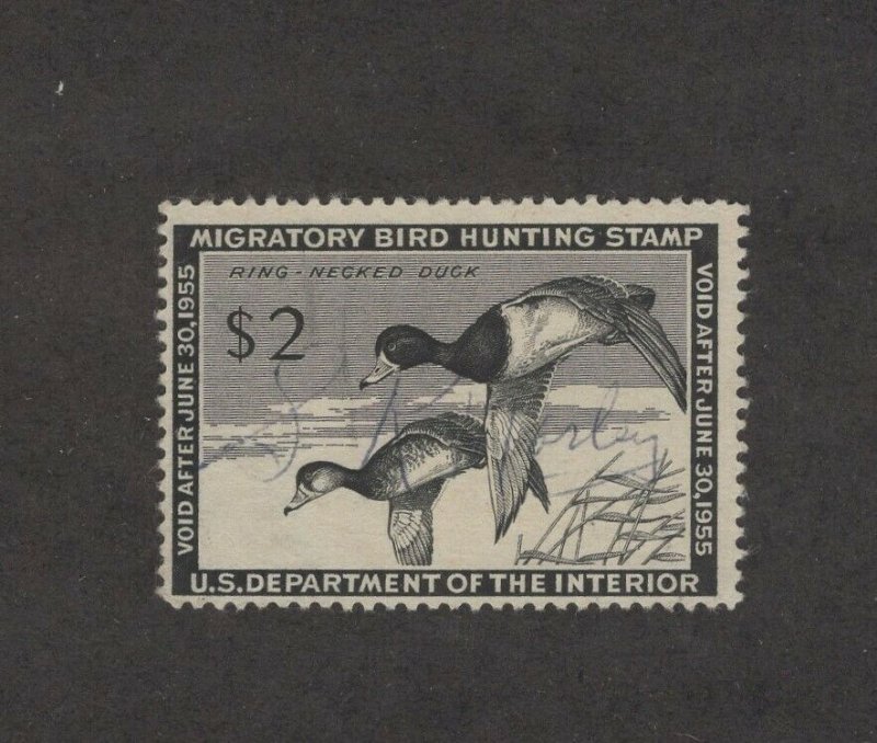 RW21 - Federal Duck Stamp. Hunter Signed Single.    #02 RW21hskk 