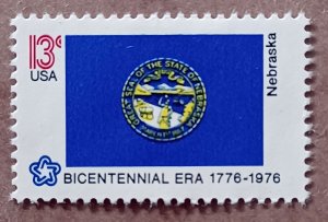 United States #1669 13c Nebraska State Flag MNG (1976)