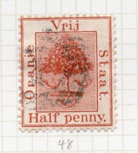 Orange Free State 1883 QV Early Issue Fine Used 1/2d. NW-207559 