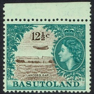 BASUTOLAND 1961 QEII LANCERS GAP 12.5C MNH **