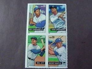 U.S.# 4080-4083(4083a)-MINT NEVER/HINGED--BLOCK OF 4--BASEBALL SLUGGERS--2006