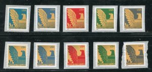 3792-3801 Eagle Presorted Stamp Set MNH 2003