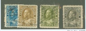 Canada #117-120 Used Multiple