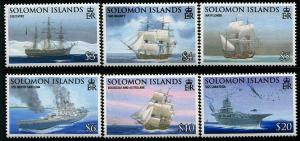 HERRICKSTAMP SOLOMON ISLANDS Sc.# 1130-35 Seafaring and Exploration 