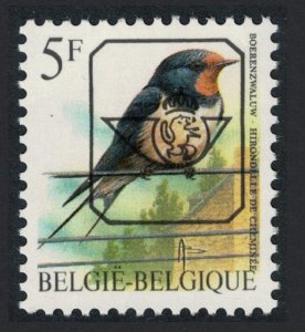 Belgium Barn swallow Bird Buzin 'Hirondelle de Cheminee' 5f Precancel 1992