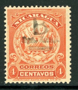 Nicaragua 1907 Bluefields ⭐4¢ ABNC MNH⭐ K787