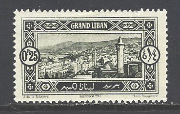 Lebanon Sc # 51 mint hinged (RS)