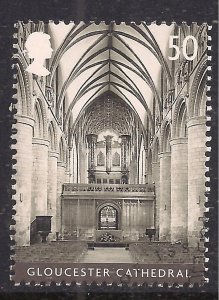 GB 2008 QE2 50p Cathedrals ' Gloucester'  SG 2843  ex FDC ( D974 )