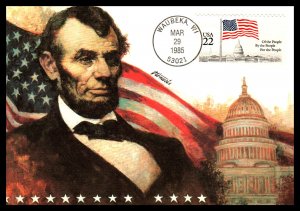 US 2116 Flag Over Capitol Fleetwood U/A FDC Maxi Card